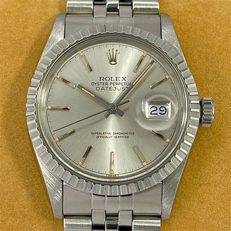 rolex oyster perpetual datejust 1984|rolex datejust 36 16030.